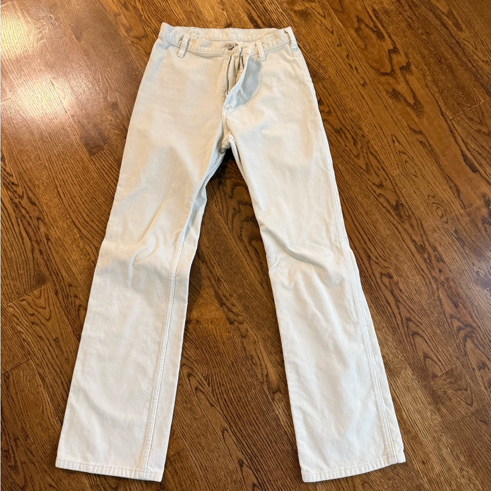 Brandy Melville (John Galt) White Corduroy Pants - M